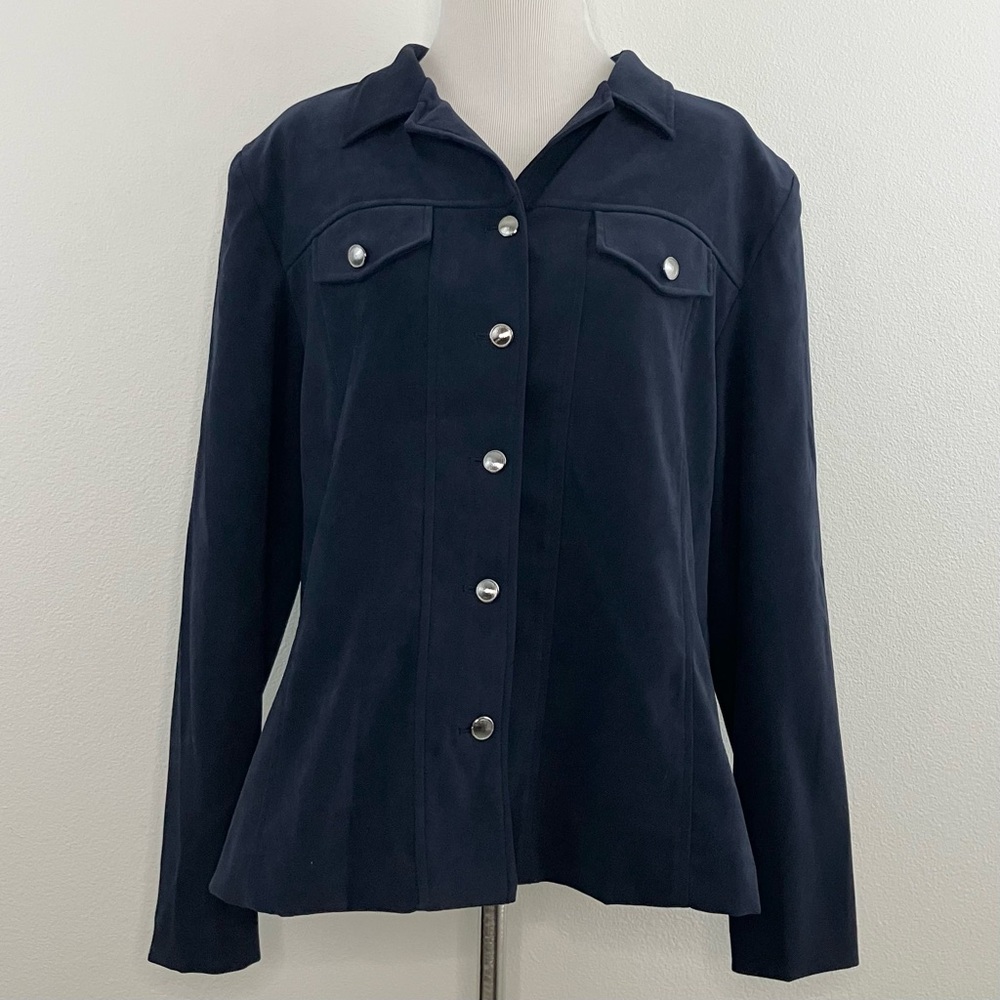 Amanda Smith | Petite Navy Blazer Jacket
